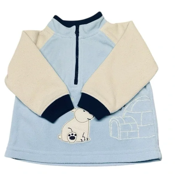 Carter’s Polar Bear Fleece Outfit (Size 3–6 Months) - Picture 4 of 14